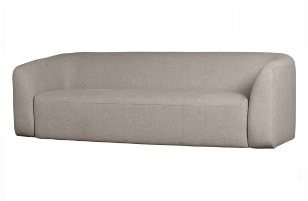 Sofa Sloping 3-Sitzer - Chenille - Off White