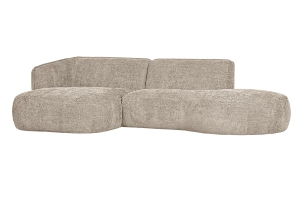 Lounge Sofa Polly links - Stoff Sand