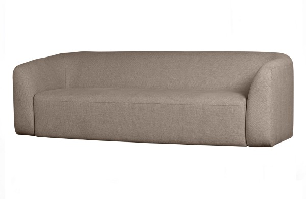 Sofa Sloping 3-Sitzer - Chenille - Light Brown
